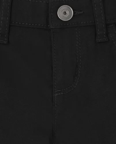 Vista 2 de The Children's Place Pantalones cortos skimmer de sarga con puños enrollables para niñas