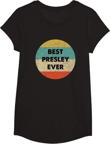 Vista 5 de Camiseta Presley Name, Negro, S