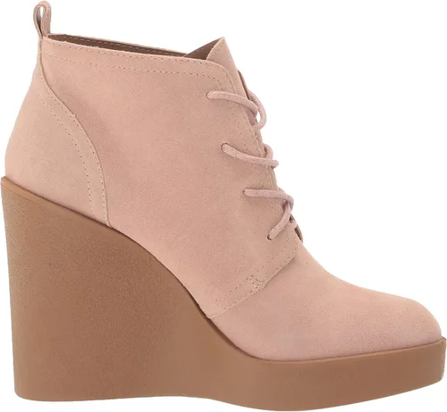Vista 6 de Jessica Simpson Women's Mesila Sherpa Lace Up Wedge Ankle Bootie