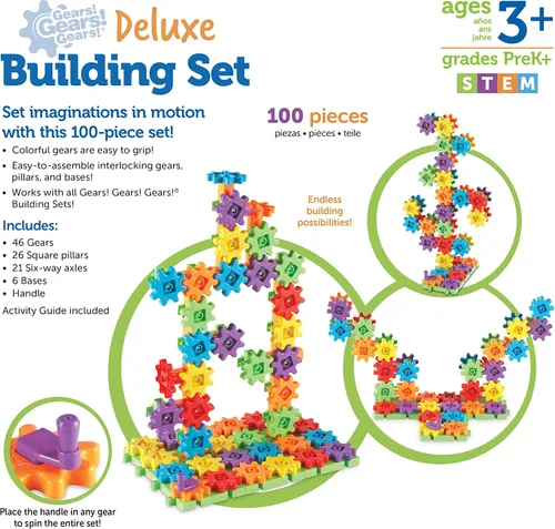 Vista 7 de Learning Resources Gears - Juego de construcción de lujo