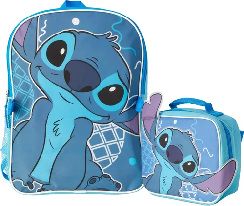 Vista 10 de Fast Forward Bluey - Mochila y lonchera 3D para niños (14 pulgadas)