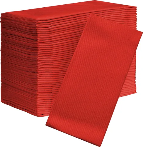Vista 14 de Servilletas de papel American Homestead - Servilletas desechables tipo lino para cena BBQ - Servilletas de mesa de calidad de restaurante