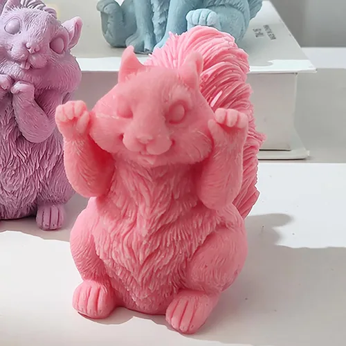Vista 13 de Molde de silicona para fundición de resina de animal en forma de cilindro de Pegaso para decoración del hogar y fabricación de velas, molde