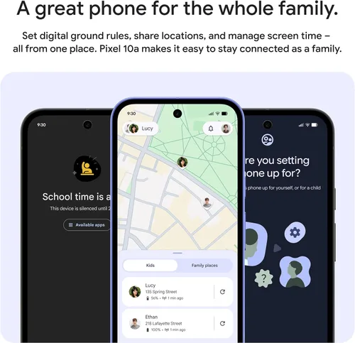 Vista 9 de Google Pixel 10a - Batería de más de 30 horas, entrenador de cámara, Gemini - Berry 128GB