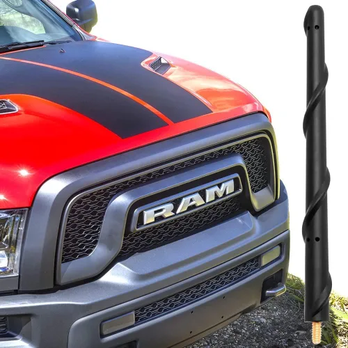 Vista 27 de KSaAuto Antena corta para Dodge Ram 1500 2500 3500 2009-2025, repuesto de antena de camión Ram Classic Warlock, 6 3/4 pulgadas, a prueba de lavado