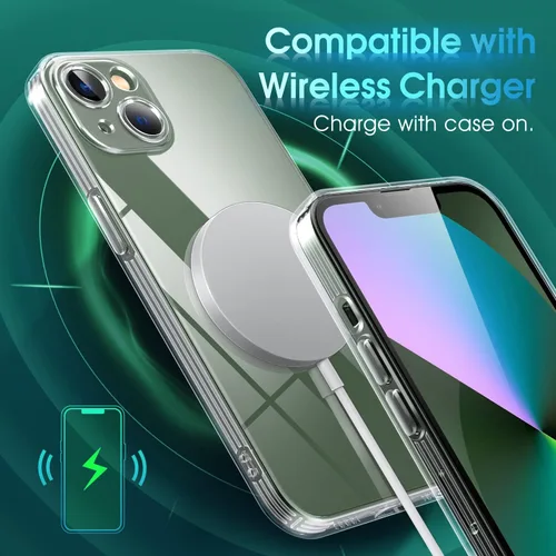 Vista 556 de Supdeal Funda cristalina transparente para iPhone 11, [No se amarillea] [Protección de la cámara] [Probado contra caídas de grado militar] Funda