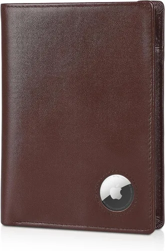 Vista 15 de Polare - Cartera de viaje de piel con bloqueo RFID para hombres y mujeres, Negro -, Cartera con bloqueo RFID