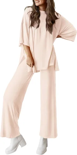 Vista 17 de PRETTYGARDEN Conjunto de dos piezas para mujer Negro