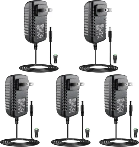 Vista 16 de LightingWill Fuente de alimentación de 12V, adaptador de alimentación de 12W, fuente de alimentación de 110V CA a 12V 1A CC, transformador