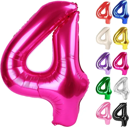 Vista 326 de Globo negro del número 0 de 40 pulgadas – globo número 0, decoraciones