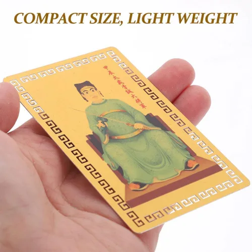 Vista 7 de BESTOYARD 2 tarjetas de amuleto chino Fengshui Tai Sui Golden 2024 Símbolo Fengshui Talismanes Tarjeta para Año Lunar Chino del Dragón Bendiciones
