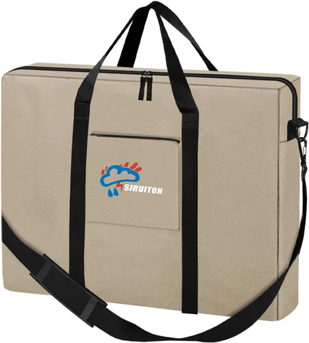 Vista 8 de Bolsa de almacenamiento para mesa plegable SIRUITON Compatible con mesas plegables de 4 pies, bolsa de transporte impermeable portátil de 600D