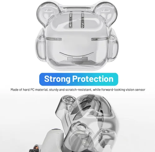 Vista 3 de Protector de cardán para Mini 4 Pro, cubierta de lente de cámara, tapa de evitación de sensor de obstáculos, para DJI Mini 4 Pro RC Drone Accesorios