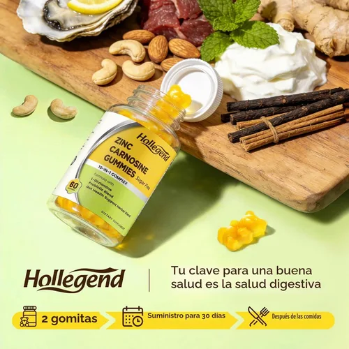 Vista 7 de Zinc Carnosina Suplemento Sin Azúcar, Zinc-Carnosina Orgánica
