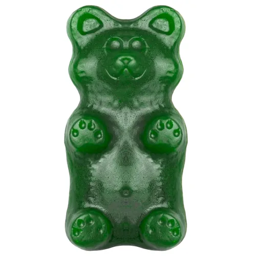 Vista 10 de Oso de goma gigante de 2 libras (frambuesa azul)