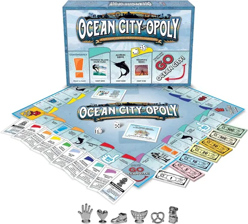 Vista 2 de Late For The Sky Ocean City-Opoly, Maryland Vacation Destination Juego