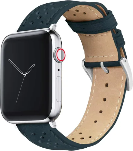 Vista 11 de BARTON WATCH BANDS - Correas de reloj de cuero Horween compatibles con los modelos de Apple Watch - 1, 2, 3, 4, 5, 6, 7, 8, 9, 10, SE, Ultra y Ultra
