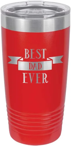 Vista 8 de Vaso con pajita para beber Best Dad Ever-D de 20 onzas Taza de viaje grabada con láser Comparar con Yeti Rambler Idea de regalo para el día
