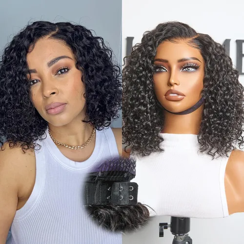 Vista 14 de Luvme Hair Ultra Confortable, de Colocación Rápida y Fácil, Corte Pixie Corto con Flequillo de 12.7 cm, con Tapa de Algodón Amistosa con la Piel