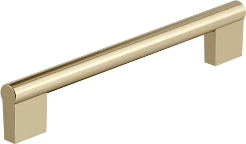 Vista 21 de Amerock Versa 3-3/4 pulgadas (96 mm) de centro a centro Bronce champán Manija de gabinete - paquete de 10 unidades Champagne bronce