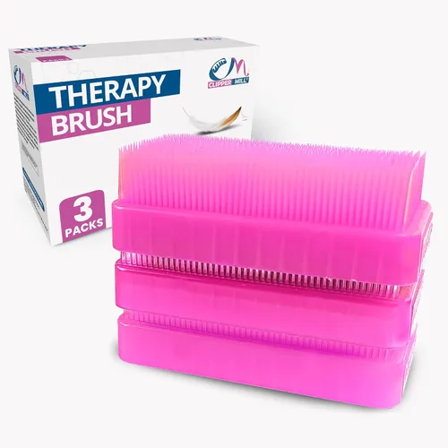 Vista 9 de Wilbarger Method Therapy - Cepillo sensorial de terapia ocupacional y terapresión para calmar, estimular y cepillado sensorial - Usar como parte