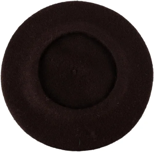Vista 104 de Hat To Socks Boina francesa de mezcla de lana para hombre y mujer en colores lisos