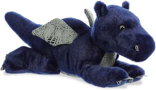 Vista 25 de Aurora® Adorable Flopsie™ - Animal de peluche con diseño de tiburón, facilidad para jugar, compañeros intemporales, color gris, 12 pulgadas