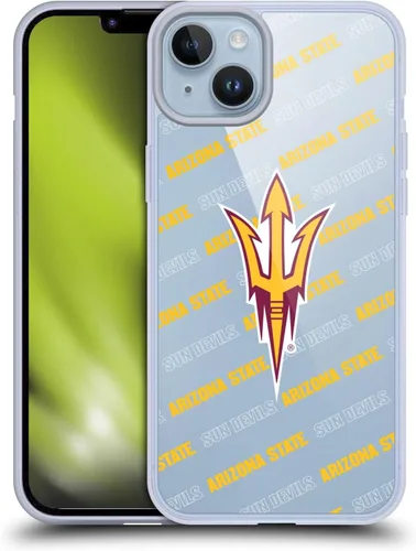 Vista 132 de Head Case Designs Funda de gel ASU Camou con licencia oficial de la Universidad Estatal de Arizona [protección de grado militar] compatible