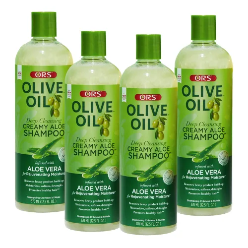 Vista 10 de ORS Champú cremoso de aloe con aceite de oliva con infusión de Aleo Vera 12.5 onzas