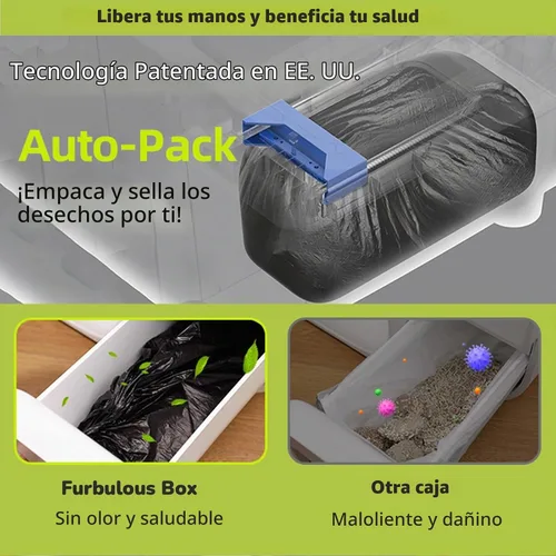 Vista 2 de Furbulous Caja de basura de embalaje automático de 2 piezas (solo apta para FURBULOUS LITTER BOX)