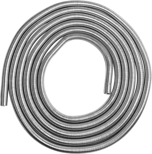 Vista 10 de Protector de Línea de Freno de 1/4 Pulgada - 16 Pies de Acero Inoxidable Continuo + Protector Galvanizado Resistente a la Corrosión, Escudo