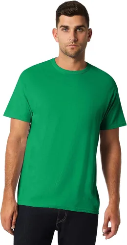Vista 290 de Gildan Camiseta G500 para hombre Ceniza/baya