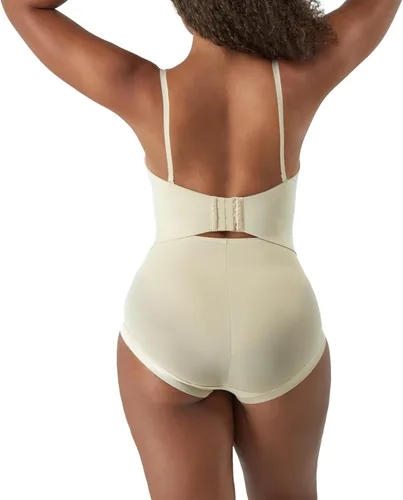 Vista 3 de Maidenform Moldeador de cuerpo de control ultra firme para mujer con brasier convertible integrado con aros