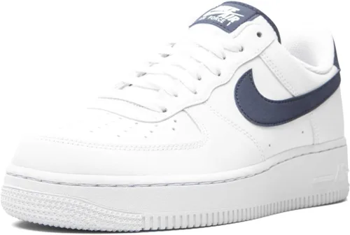 Vista 4 de Nike Air Force 1 Low CJ1607 100 Midnight Navy para hombre, talla 10, marino