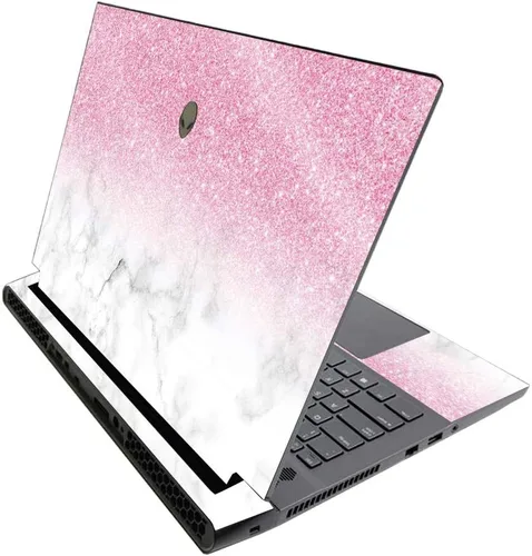 Vista 537 de MightySkins - Skin brillante con purpurina para Alienware M17 R3 (2020) y M17 R4 (2021) - Diversión de los años 90 Acabado duradero con purpurina