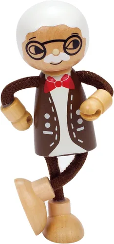 Vista 7 de Hape Muñeca hija de madera moderna de la familia