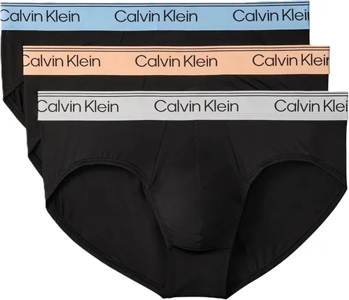 Vista 9 de Calvin Klein - Calzoncillos elásticos microfibra para hombre, paquete de 3 unidades 3 Negro