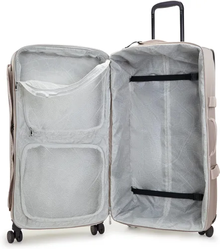 Vista 3 de Kipling Equipaje grande espontáneo con ruedas, Brillo metálico., Equipaje de rueda giratoria Spontaneous de 31 pulgadas para mujer, bloqueo aceptado