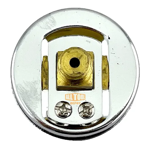 Vista 2 de Presión del compresor de aire/Indicador hidráulico 1.5 "Montaje trasero de cara 1/8" NPT 0-160 PSI