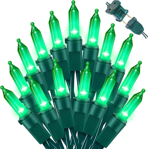 Vista 13 de LAMPHOME 100 Mini Luces LED Cuenta Blanco Cálido - Luces de Cadena - 21.6 Pies Luces LED de Navidad, Mini Luces LED para Exteriores Hogar Fiestas