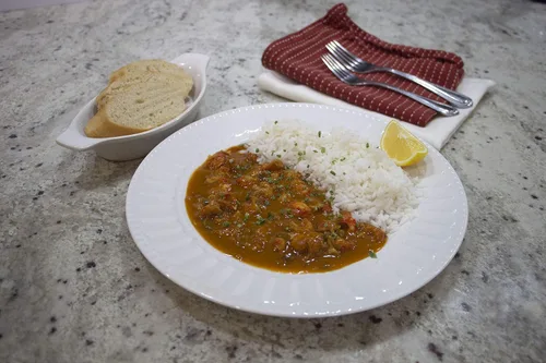 Vista 7 de Ragin' Cajun Etouffée - Tarro de 16 onzas, paquete de 4, totalmente cocido, auténtica salsa criolla de Luisiana para camarones y pollo