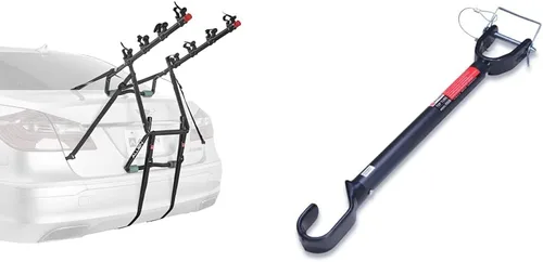 Vista 11 de Allen Sports Deluxe - Soporte para maletero de 2 bicicletas, modelo ZN102, negro