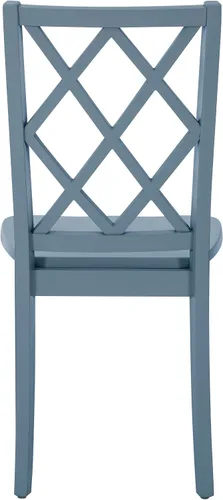 Vista 9 de Powell Silla auxiliar de comedor Conolly Blue Graphite