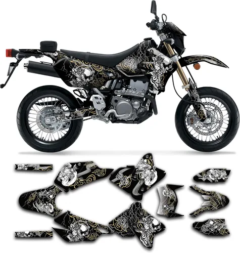 Vista 41 de Kit de calcomanías personalizadas para Suzuki DRZ400 E / DRZ400 Enduro / DRZ400E / DR-Z400E / DRZ400 EN 1999-2024, SZDRSE9919003-KO