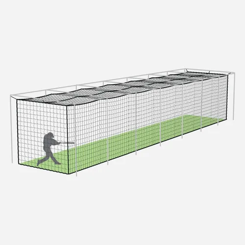Vista 11 de Fortress Baseball Batting Cage Nets Heavy-Duty HDPP Fully Enclosed Baseball & Softball Cage Netting [14 Sizes & 3 Grade Options] – NET ONLY