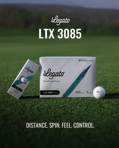 Vista 7 de Legato Pelotas de golf LTX3085 Distancia maximizada con tacto suave 3 piezas Cubierta de uretano Compresión 85