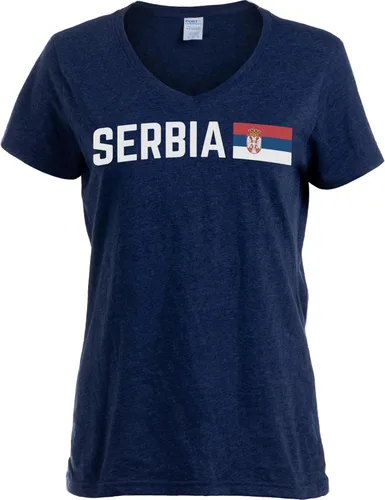 Vista 103 de Nations of the World - Camiseta con cuello en V para mujer
