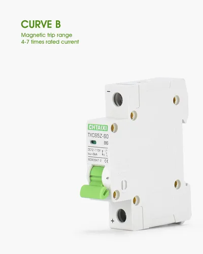 Vista 5 de Interruptor de circuito en miniatura DC de 12V-110V, protector de interruptor de batería de 6 amperios y 1 polo para sistema solar PV y RV, disparo