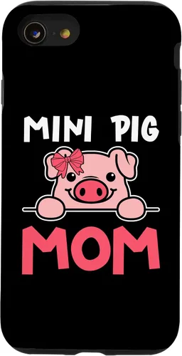 Vista 18 de Cute Mini Pig Mom Miniature Pig Owner Women Case for iPhone 16