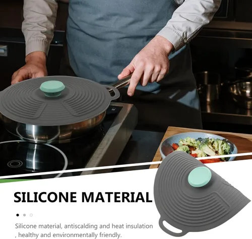 Vista 6 de DOITOOL Tapas de silicona para ollas y sartenes, tapas de silicona para tazones y fundas de alimentos, cubiertas de silicona resistentes al calor